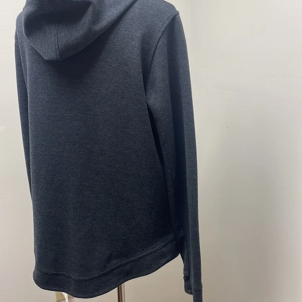 Women's Asymmetrical Zip Gray Jacket - Picture 11 of 16